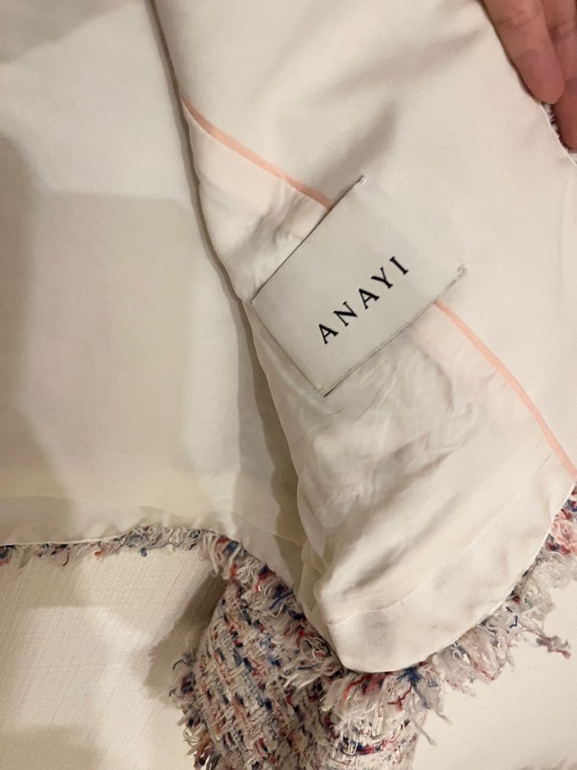 ［元値10万円］ANAYI スラブミックスツイードジャケット