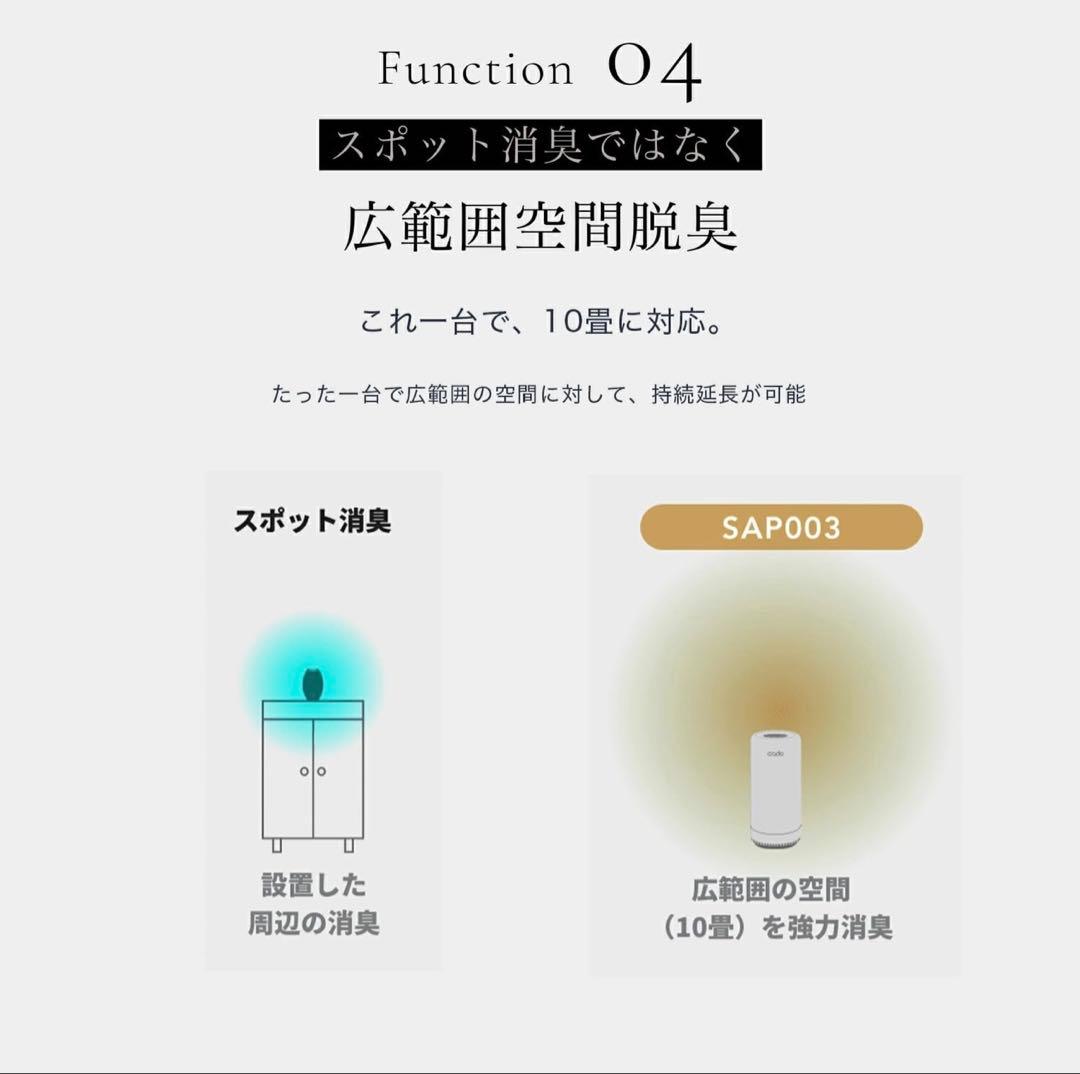 【新品未開封】cado（カドー） SAP 003 ホワイト