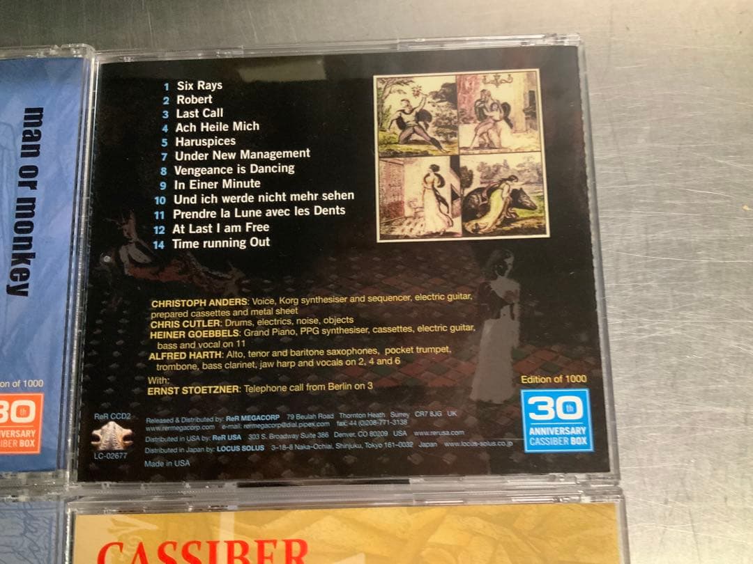 カシーバー Cassiber★1982−1992 6CD＋DVD 良好