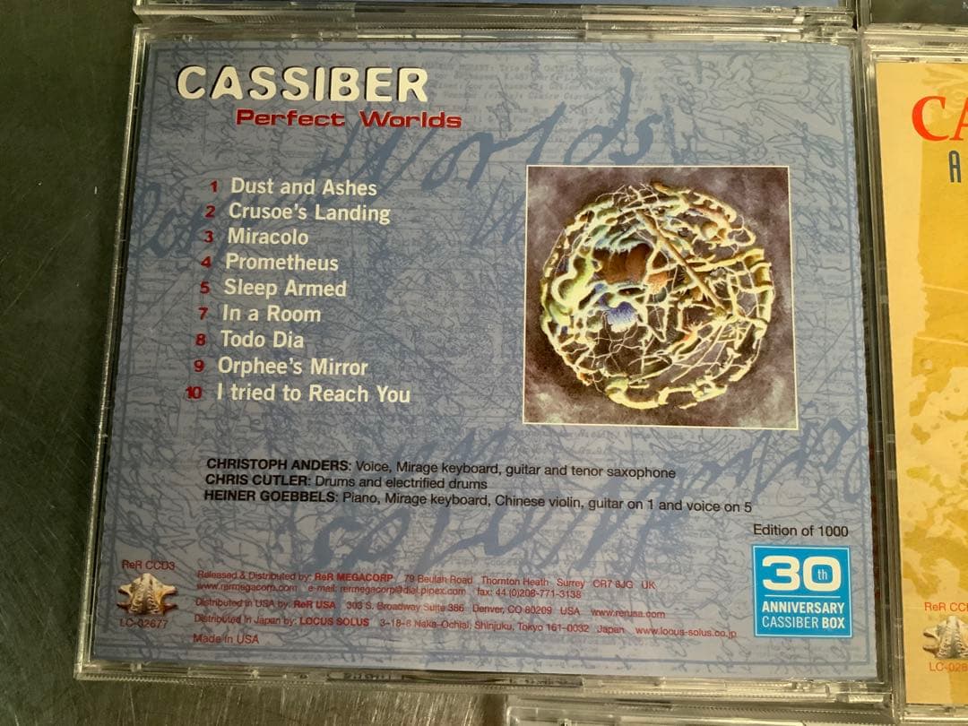 カシーバー Cassiber★1982−1992 6CD＋DVD 良好