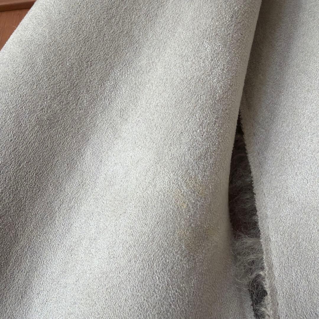 rose　マイカ&ディール　ベージュファーベスト ノーカラー