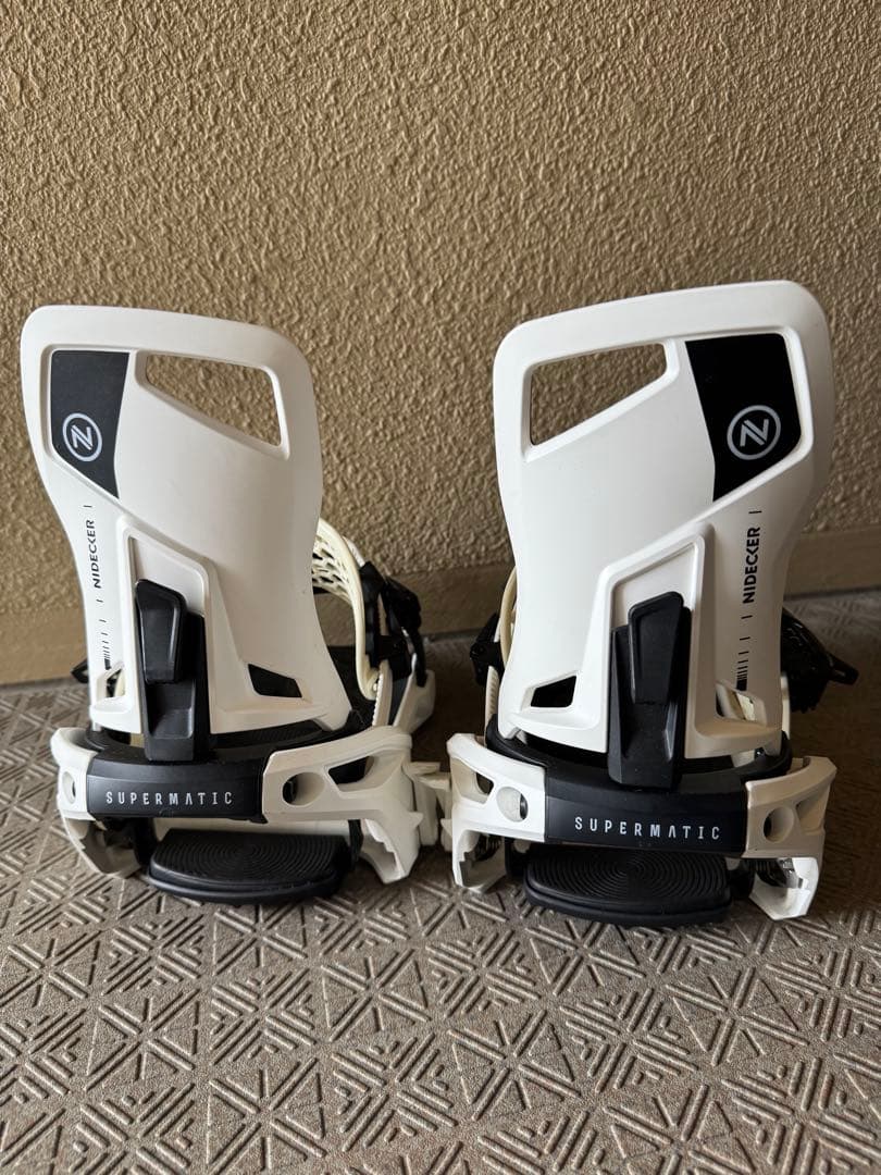 NIDECKER SUPERMATIC ビンディング Lサイズ ホワイト
