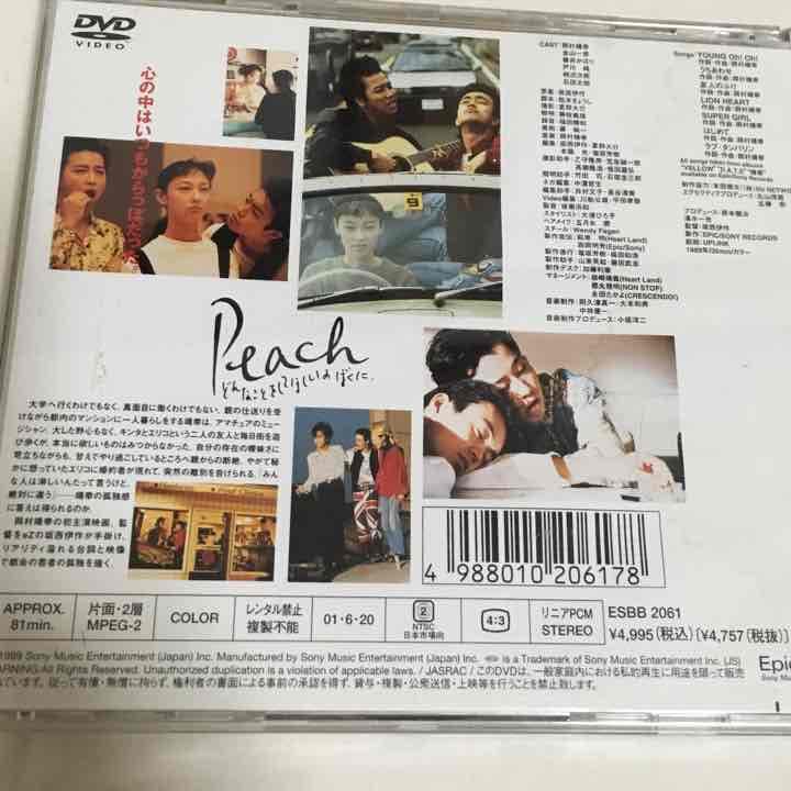 岡村靖幸DVD「家庭教師」「Peachどんなことをしてほしいのぼくに」2枚セット