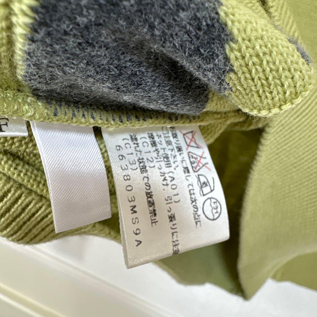 K高級　美品　enricodomani スヌーピー ウッドストック　ゴルフニット