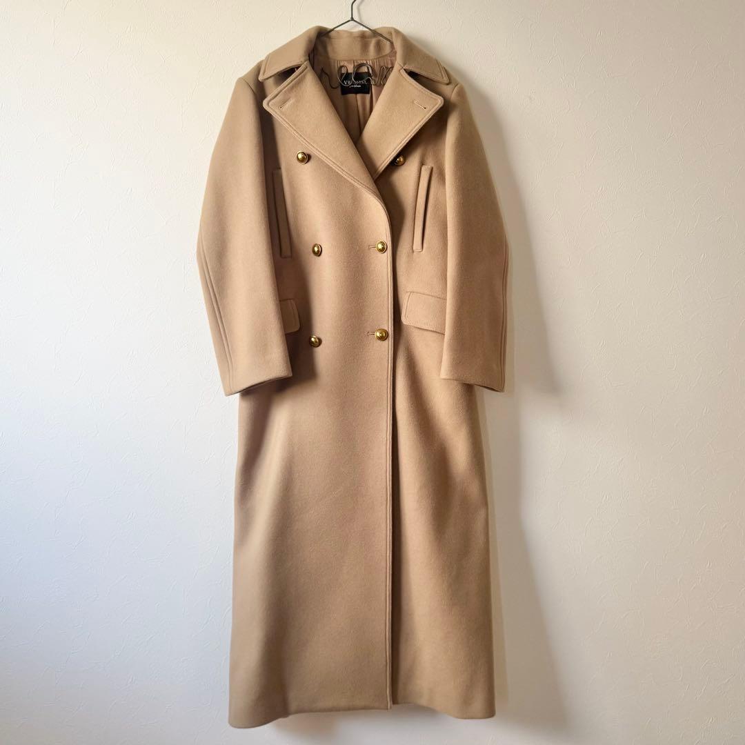 VERMEIL par iena メルトンミリタリーロングコート 40