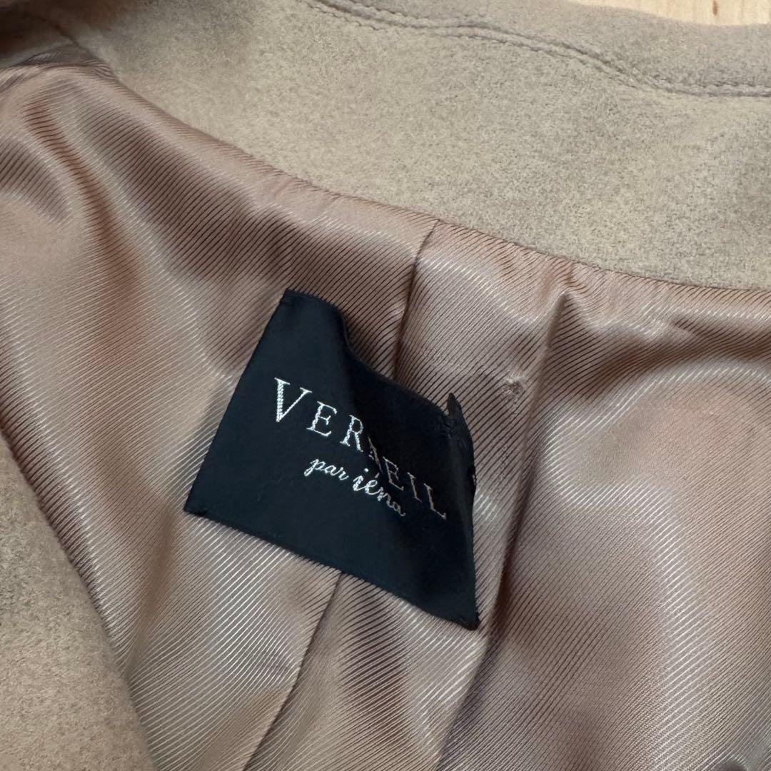 VERMEIL par iena メルトンミリタリーロングコート 40