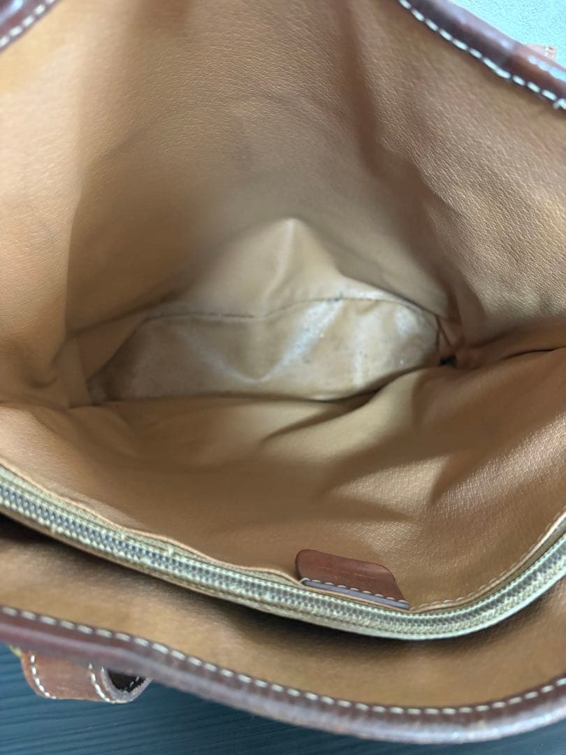 CELINE ブラウンマカダム柄トートバッグ