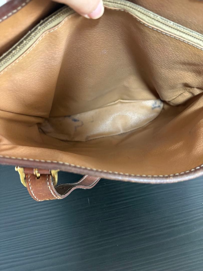 CELINE ブラウンマカダム柄トートバッグ