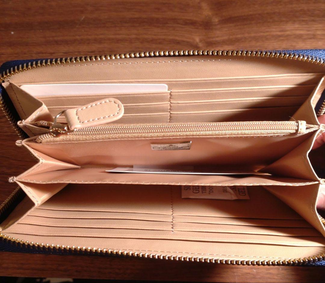 [新品、未使用]Vivienne Westwood☆ラウンドジップ長財布BLUE