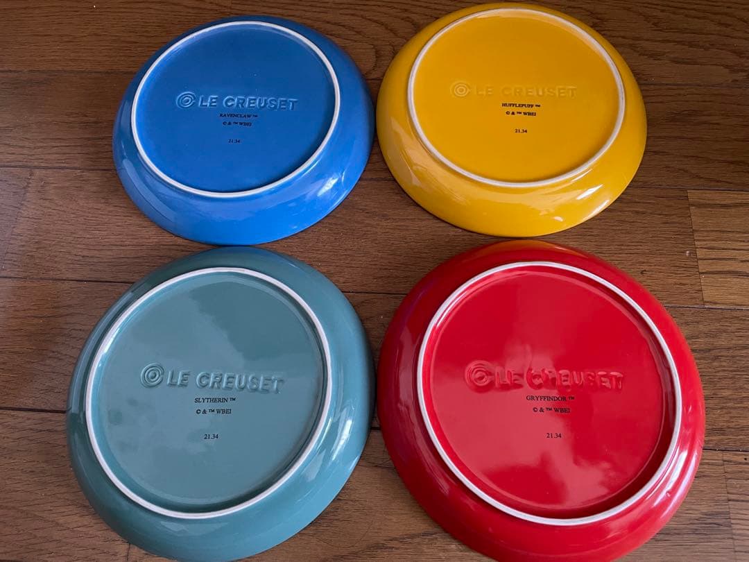 LE CREUSET ハリー・ポッター プレート17cm4枚セット