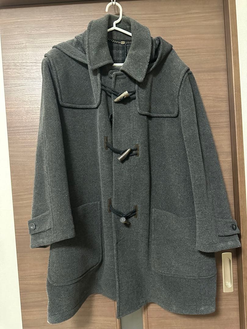 ダンヒル　ダウンタウン ダッフルコート M グレー ウール