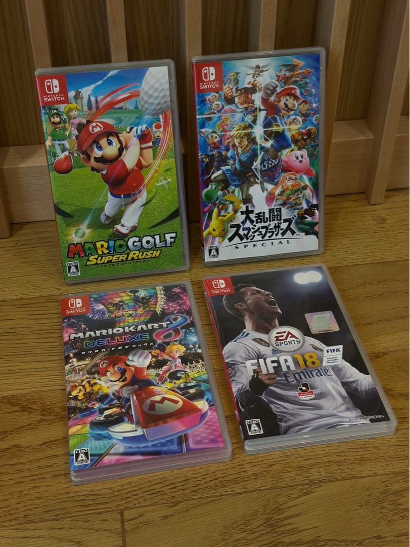Nintendo Switch マリオカート　スマブラetc4本セット