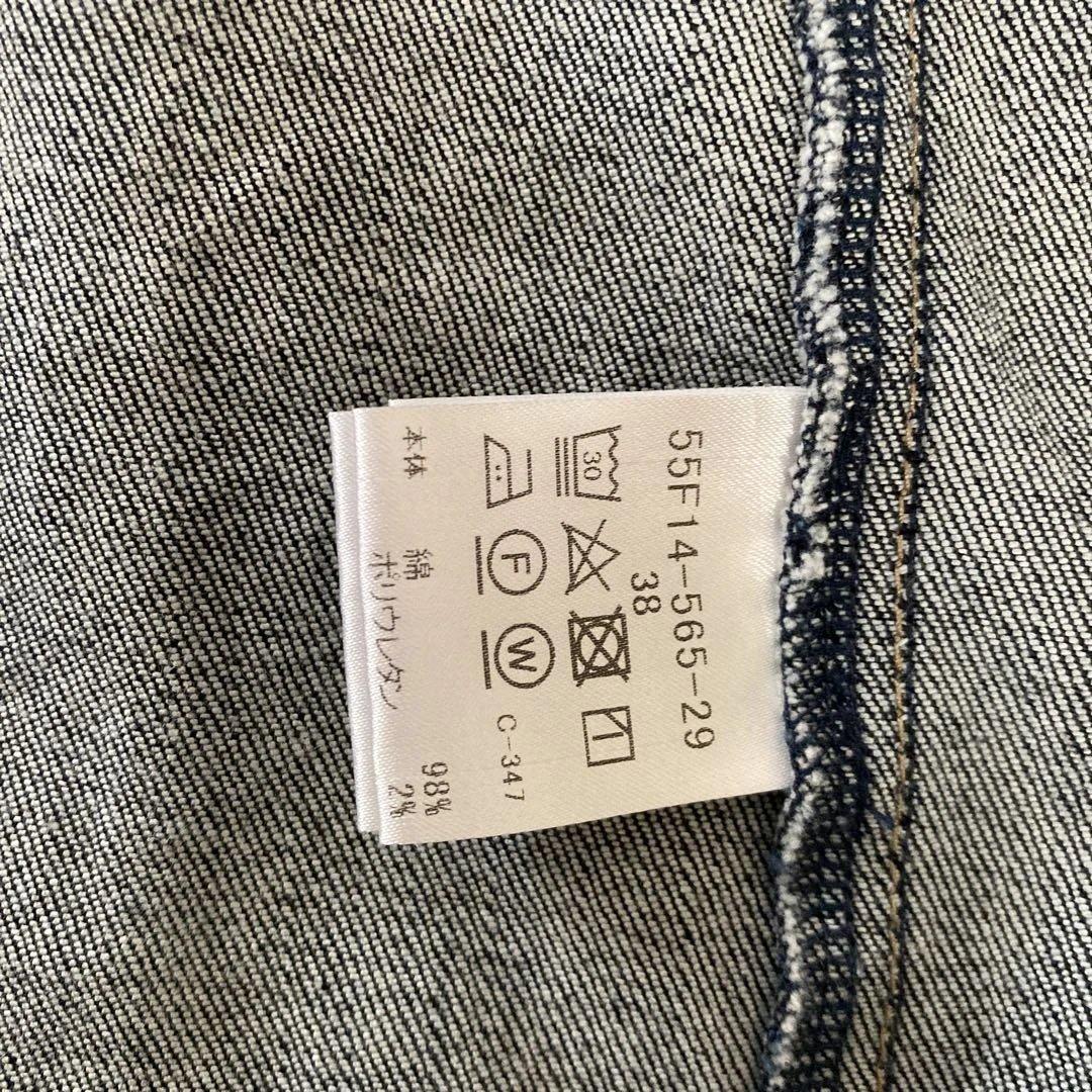 【美品】クレストブリッジ　デニムジャケット　チェック