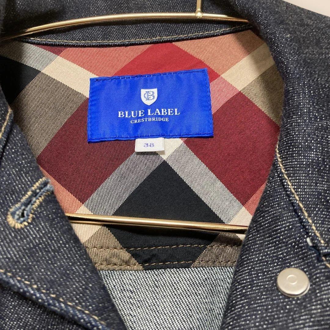 【美品】クレストブリッジ　デニムジャケット　チェック