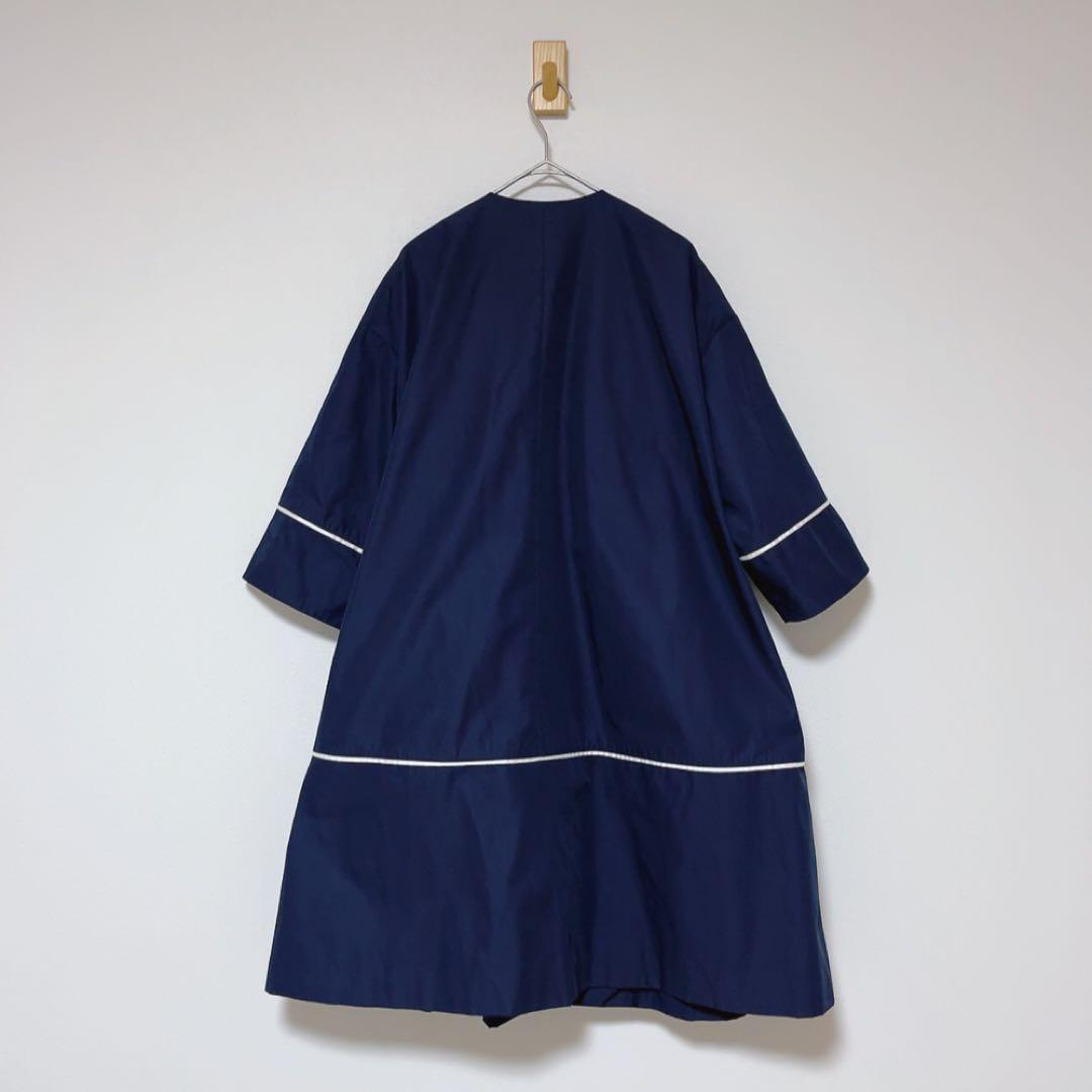 美品 KEI SUZUKI ケイスズキ コート DYUMA-デュマ- ネイビー