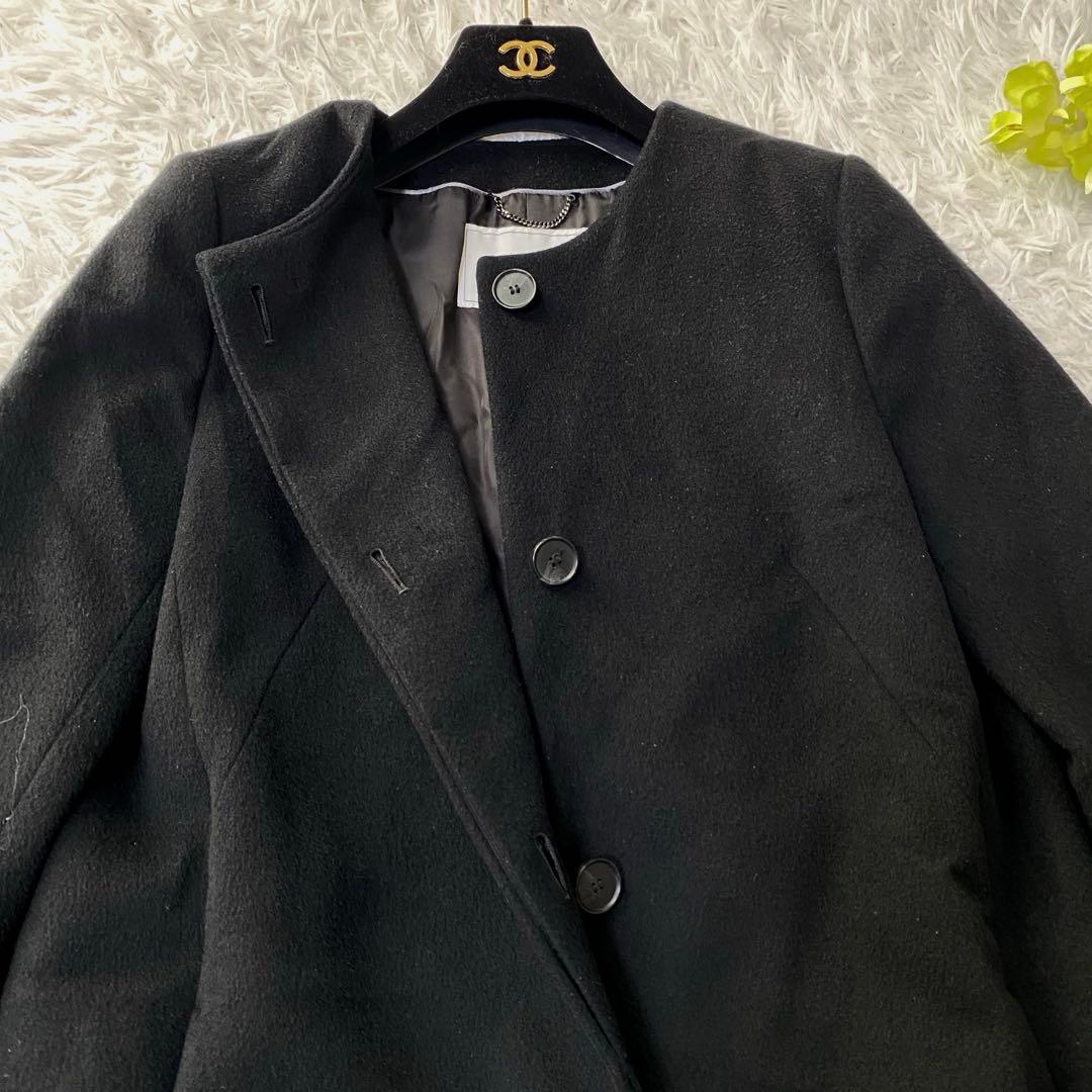 2点セット✨アンタイトル カシミヤノーカラーコート アナイノーカラーコート