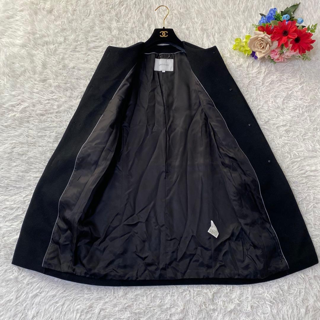 2点セット✨アンタイトル カシミヤノーカラーコート アナイノーカラーコート