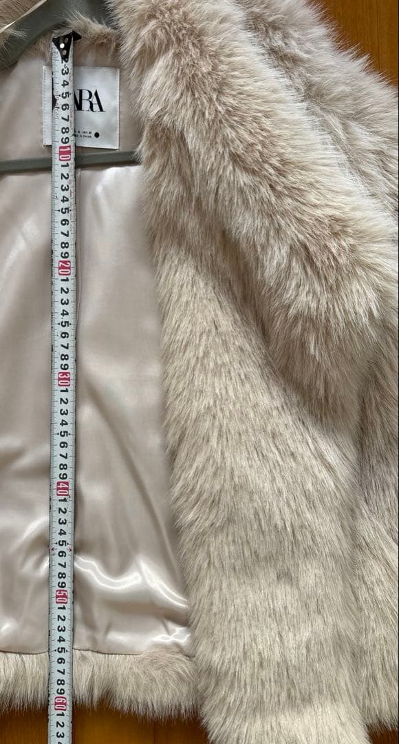 新品未使用　ファー　フェイクファー　ジャケット　コート　ZARA ザラ