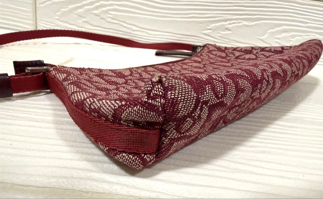 美品/クリスチャンディオール　アクセサリーポーチ　トロッター　キャンバス　レザー