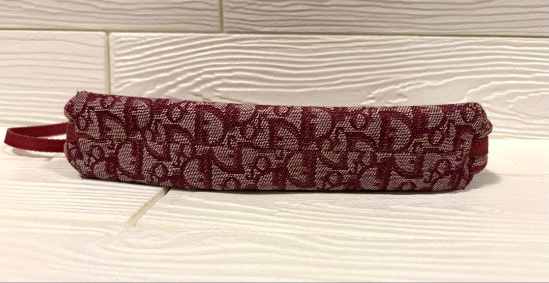 美品/クリスチャンディオール　アクセサリーポーチ　トロッター　キャンバス　レザー