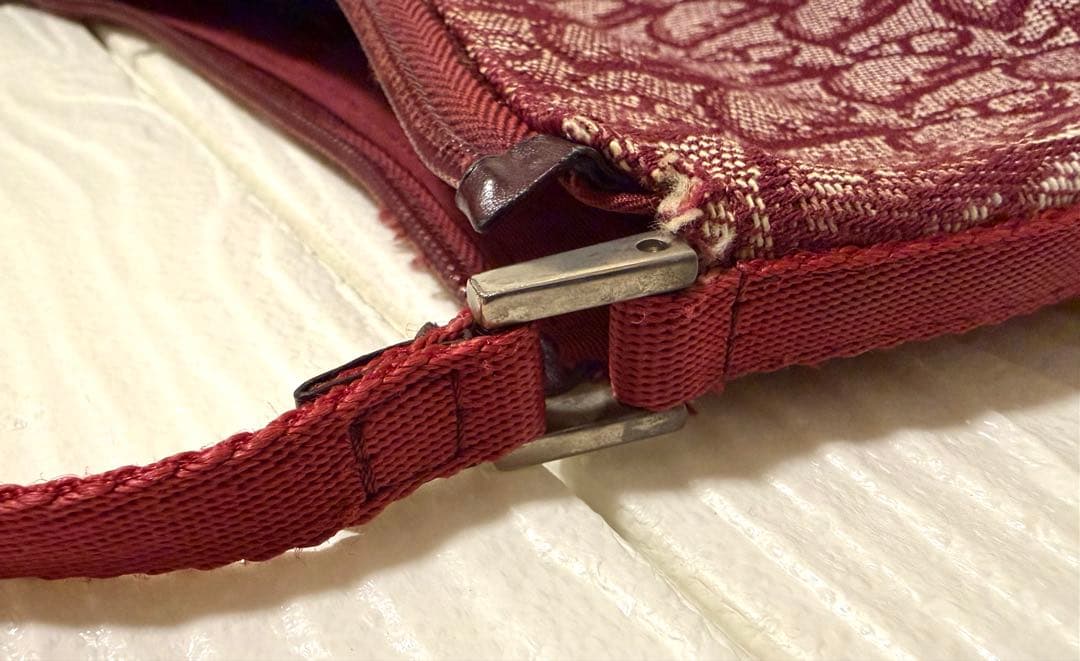 美品/クリスチャンディオール　アクセサリーポーチ　トロッター　キャンバス　レザー