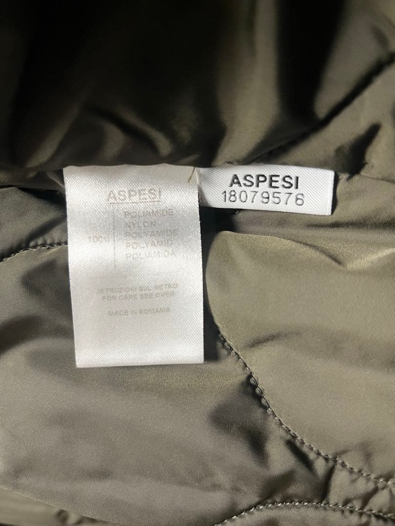 ASPESI アスペジ M-65 MINI FIELD VENTO カーキ XS