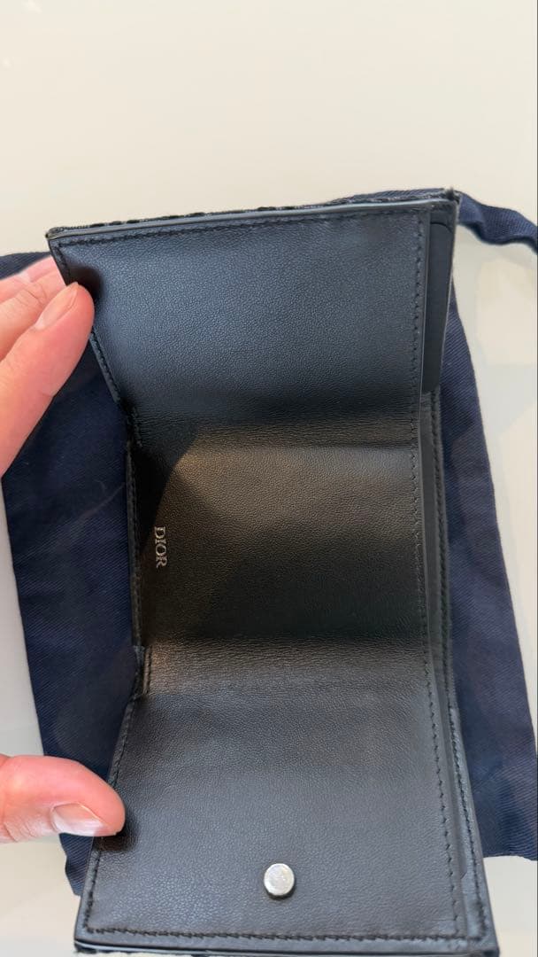 【超美品】Dior モノグラム 三つ折り財布