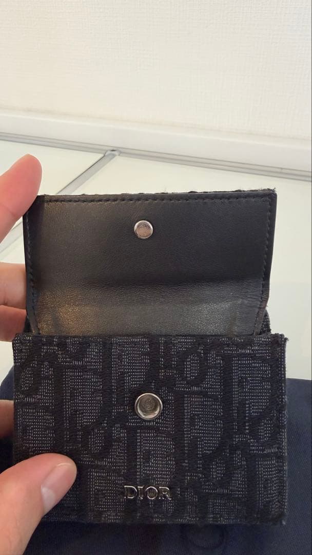 【超美品】Dior モノグラム 三つ折り財布