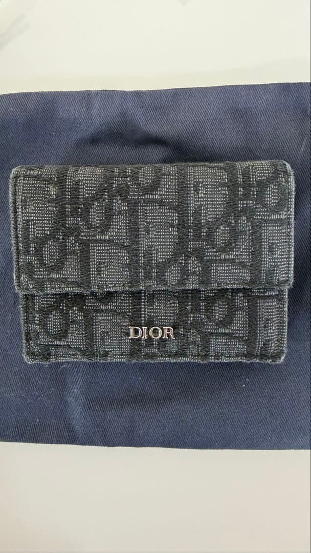 【超美品】Dior モノグラム 三つ折り財布