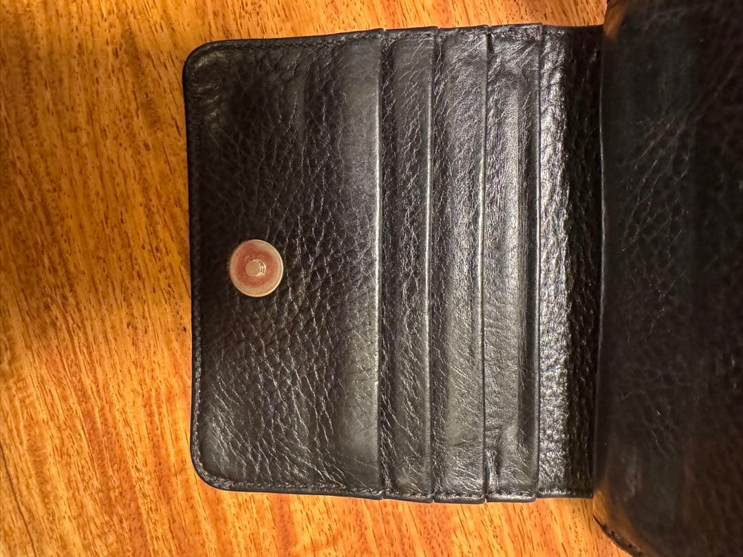 クロムハーツSQ ZIP BILL スクエアジップビル レザー財布