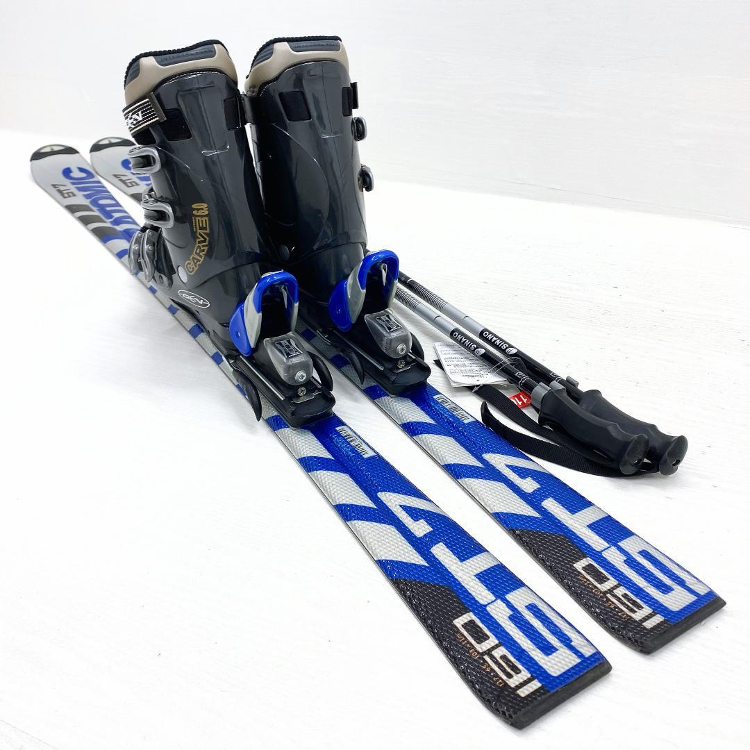 ATOMIC アトミック メンズ スキー セット 160 26~26.5cm 板