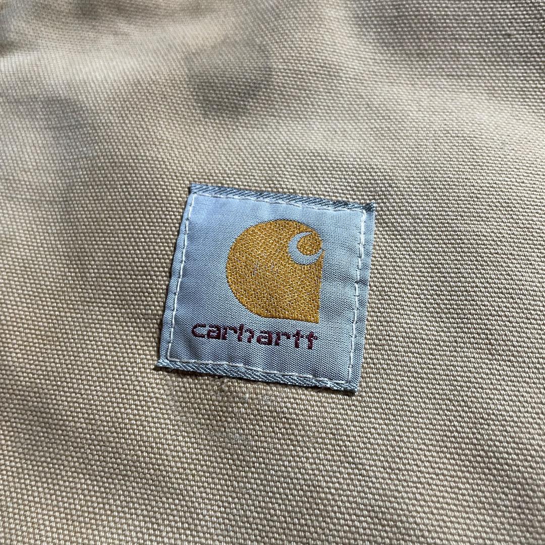 80-90s 星タグ USA製 ブラウン カーハート 短丈トラディショナル