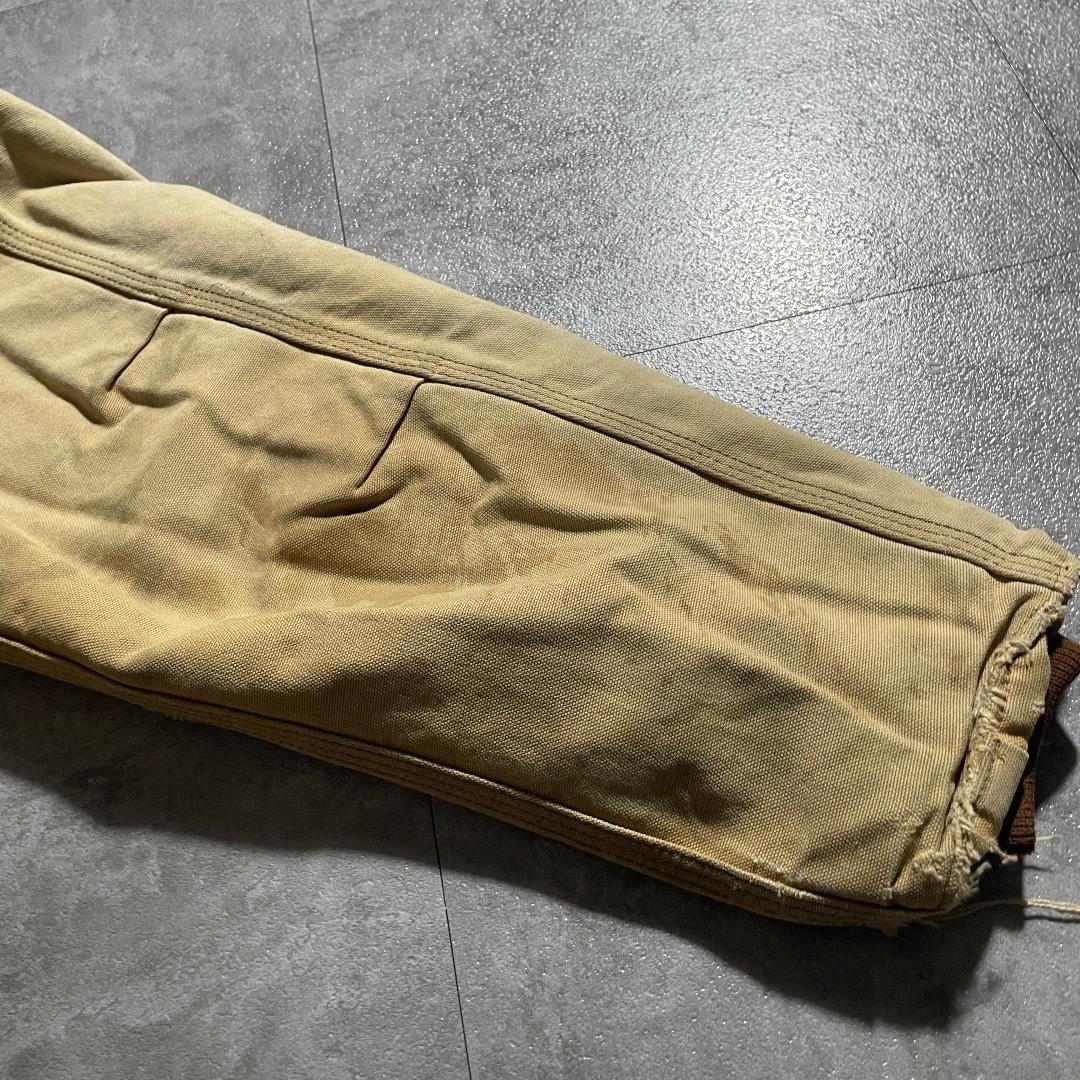 80-90s 星タグ USA製 ブラウン カーハート 短丈トラディショナル