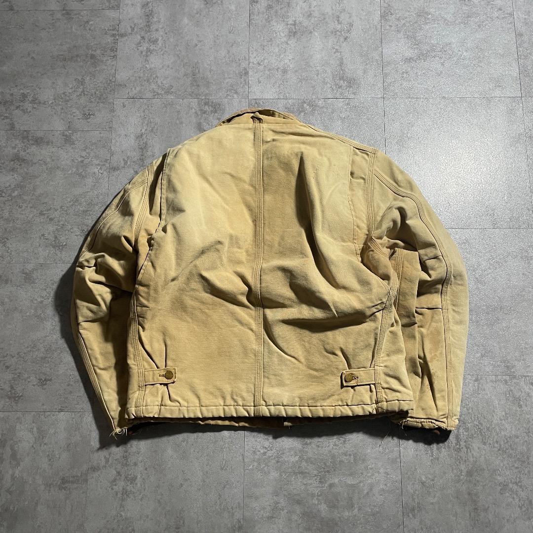 80-90s 星タグ USA製 ブラウン カーハート 短丈トラディショナル