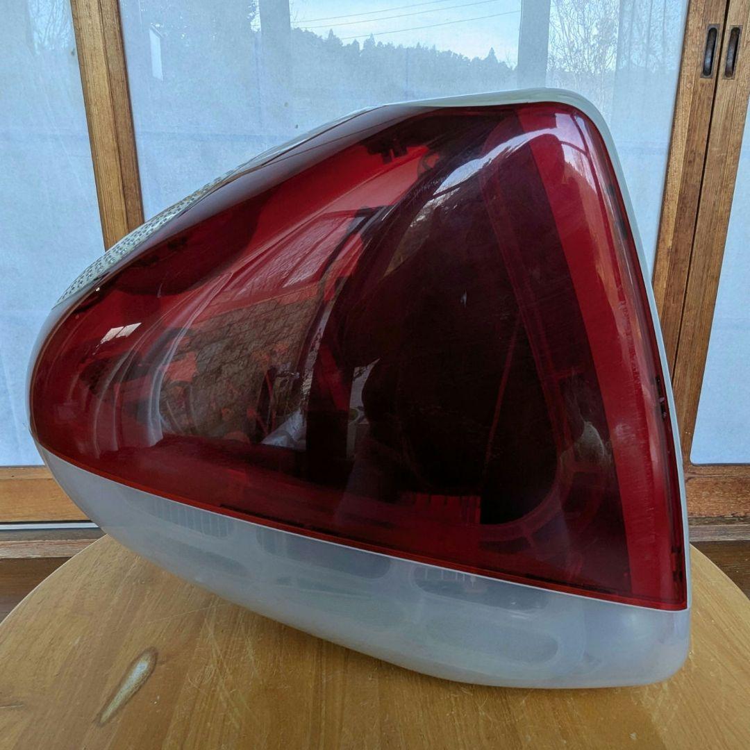 【ジャンク/起動不可】iMac DV G3 ルビー スケルトン 本体のみ