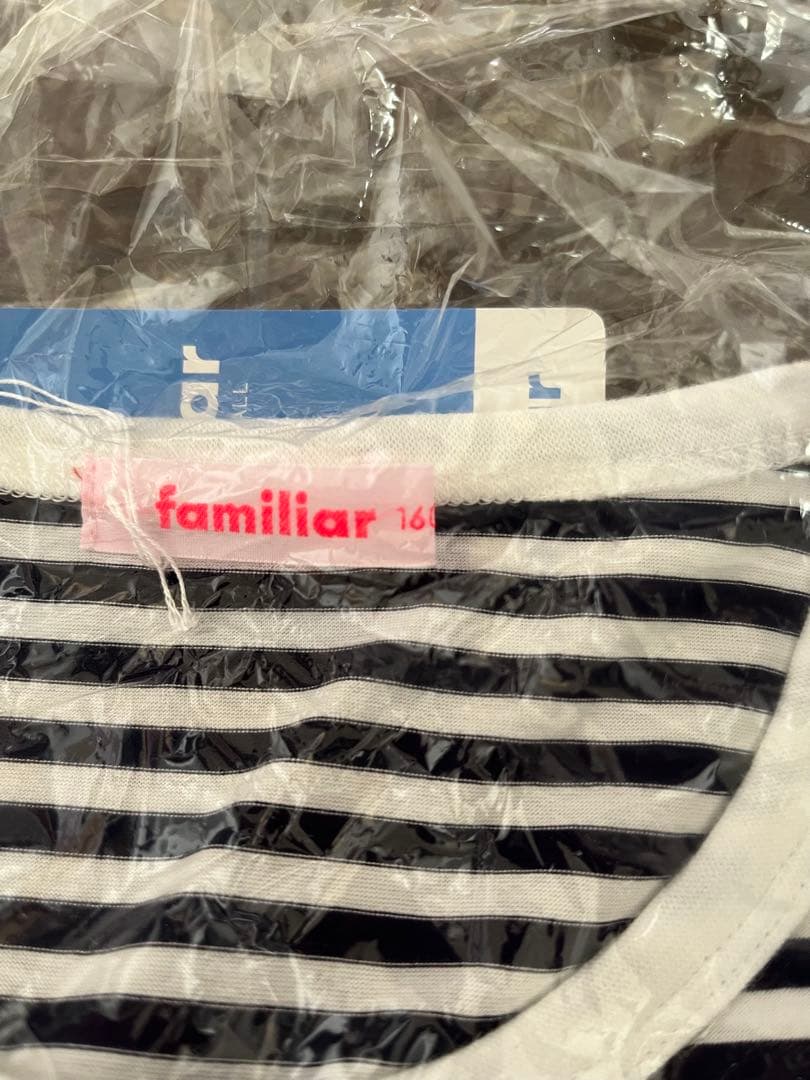 ファミリア　新品未使用　7分袖ワンピース　サイズ160cm