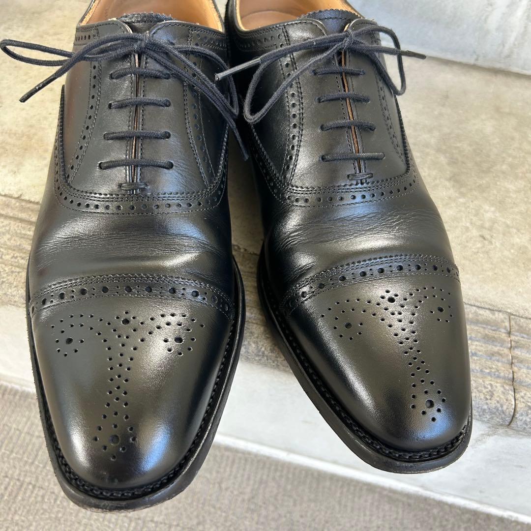 スコッチグレイン セミブローグ パンチドキャップトゥ F-920