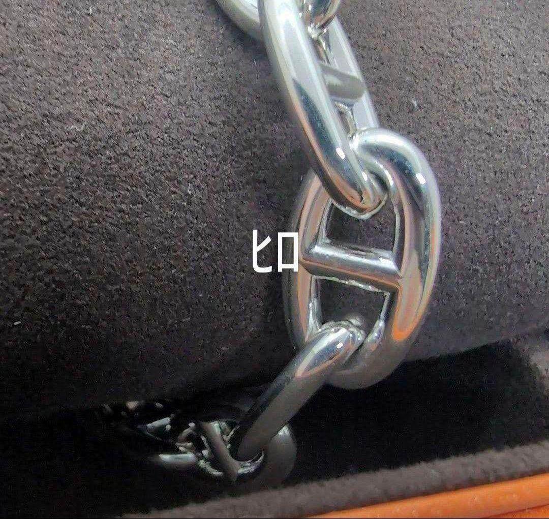 【あんしん鑑定可】新品未使用エルメスシェーヌダンクル ブレスレット GM15コマ