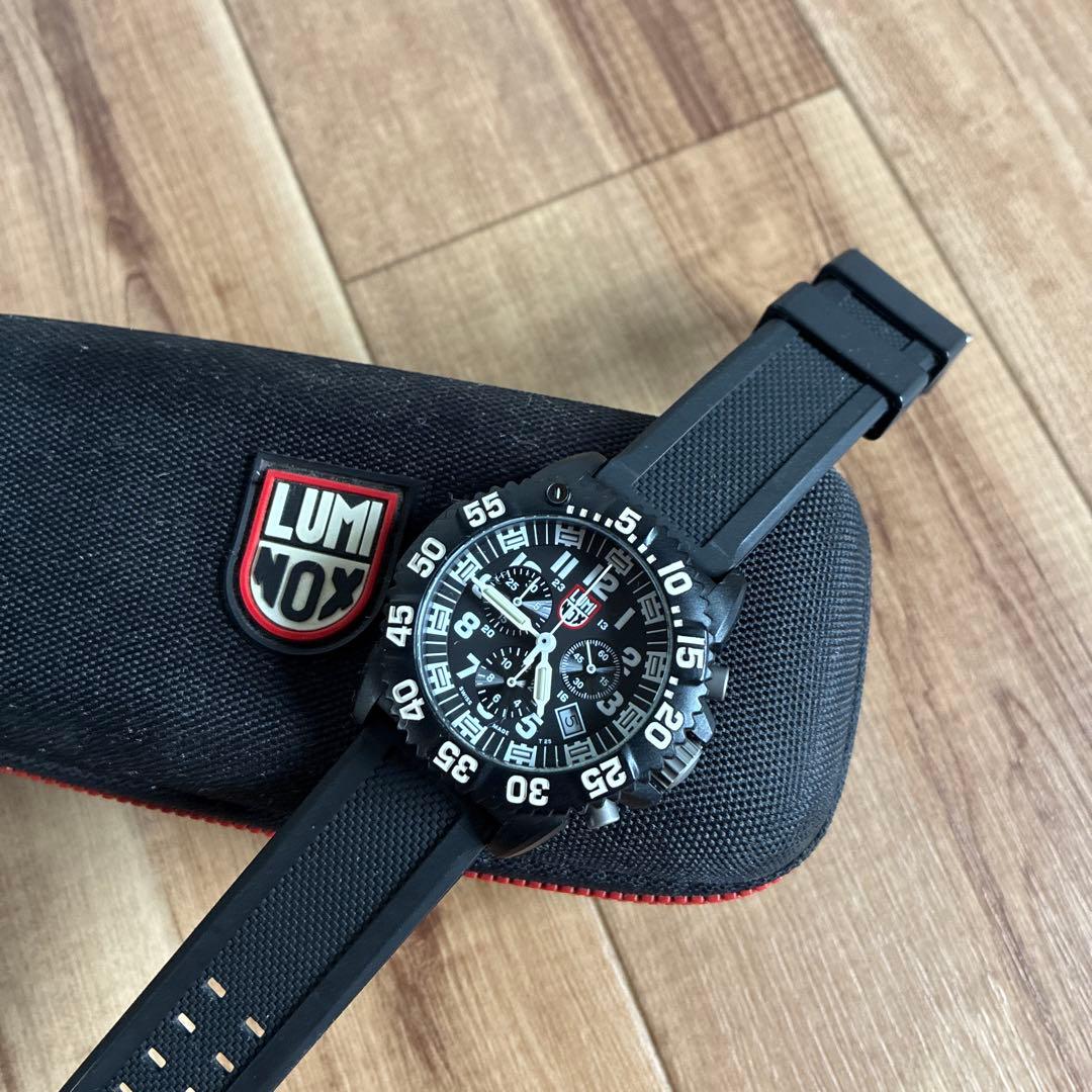 ルミノックス　ネイビーシール　3080 クロノグラフ　ケース付き
