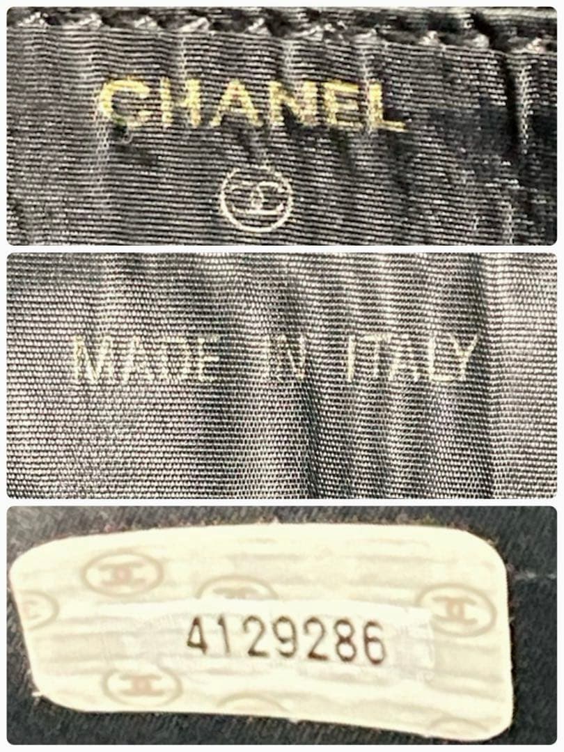 シャネル　ココマーク　パテントレザー　クラッチバッグ　ハンドバック　ブラック