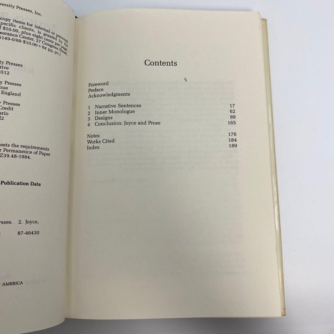 洋書 Joyce and Prose