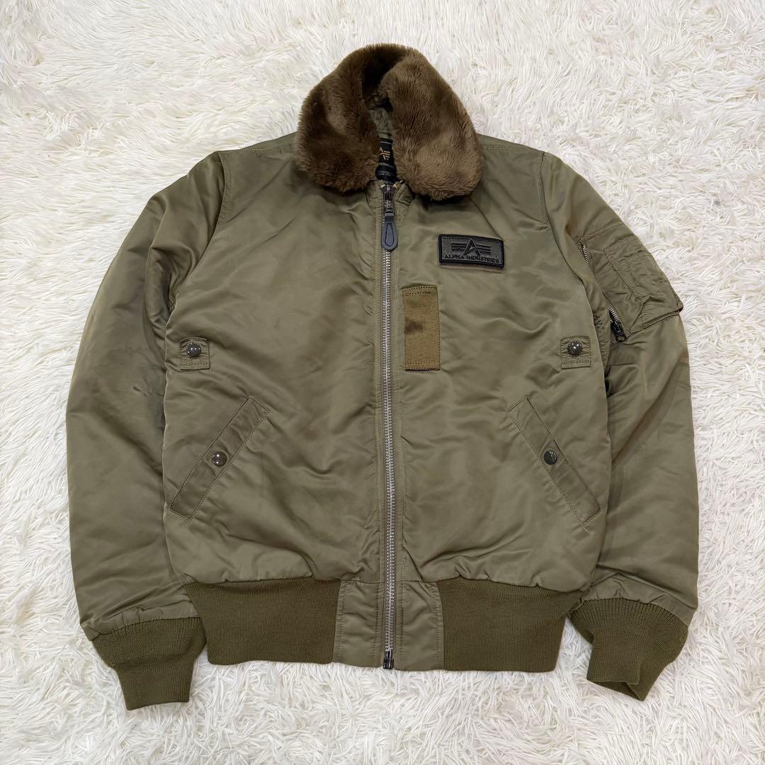 663　アルファインダストリーズ　B-15　Lサイズ　フライトジャケット