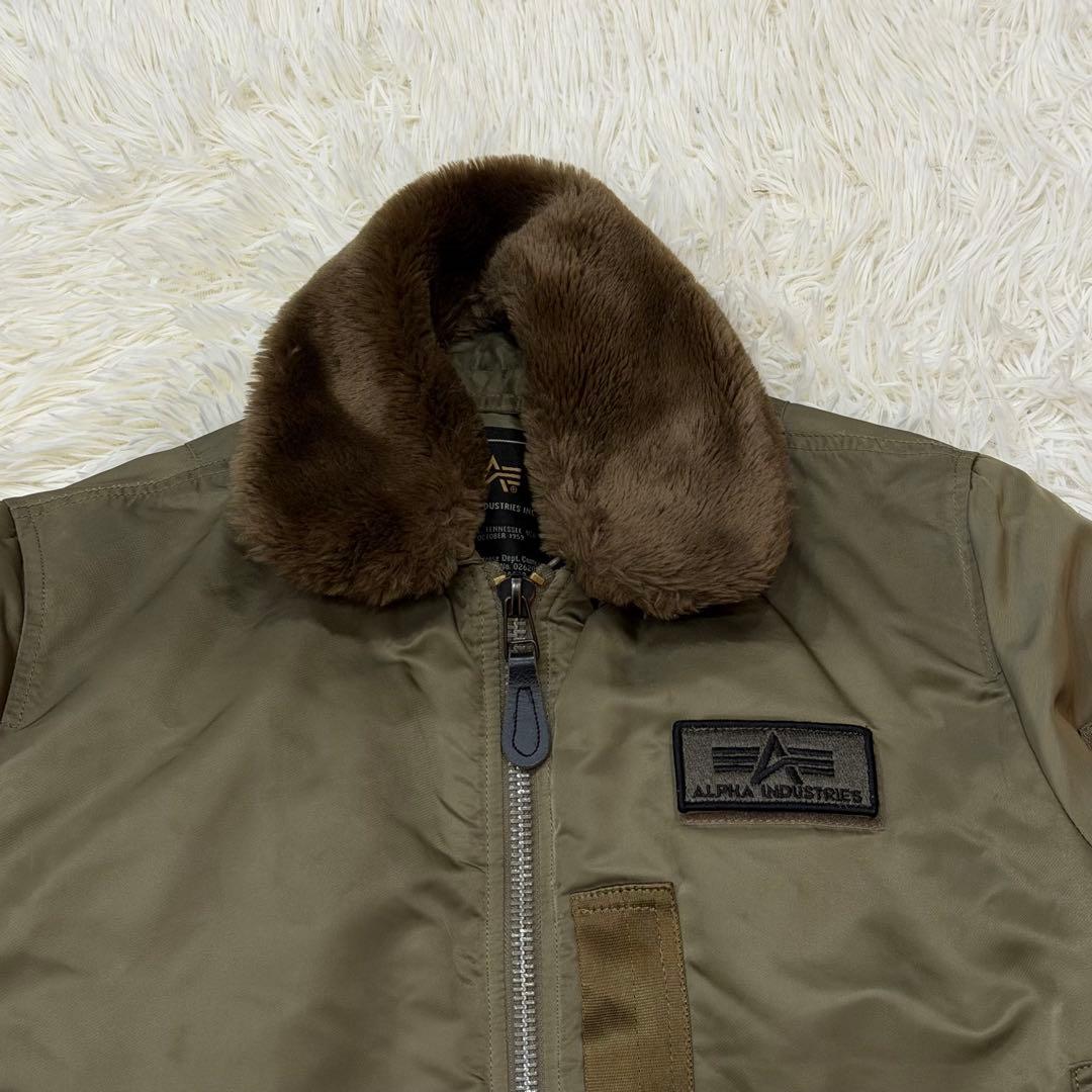 663　アルファインダストリーズ　B-15　Lサイズ　フライトジャケット