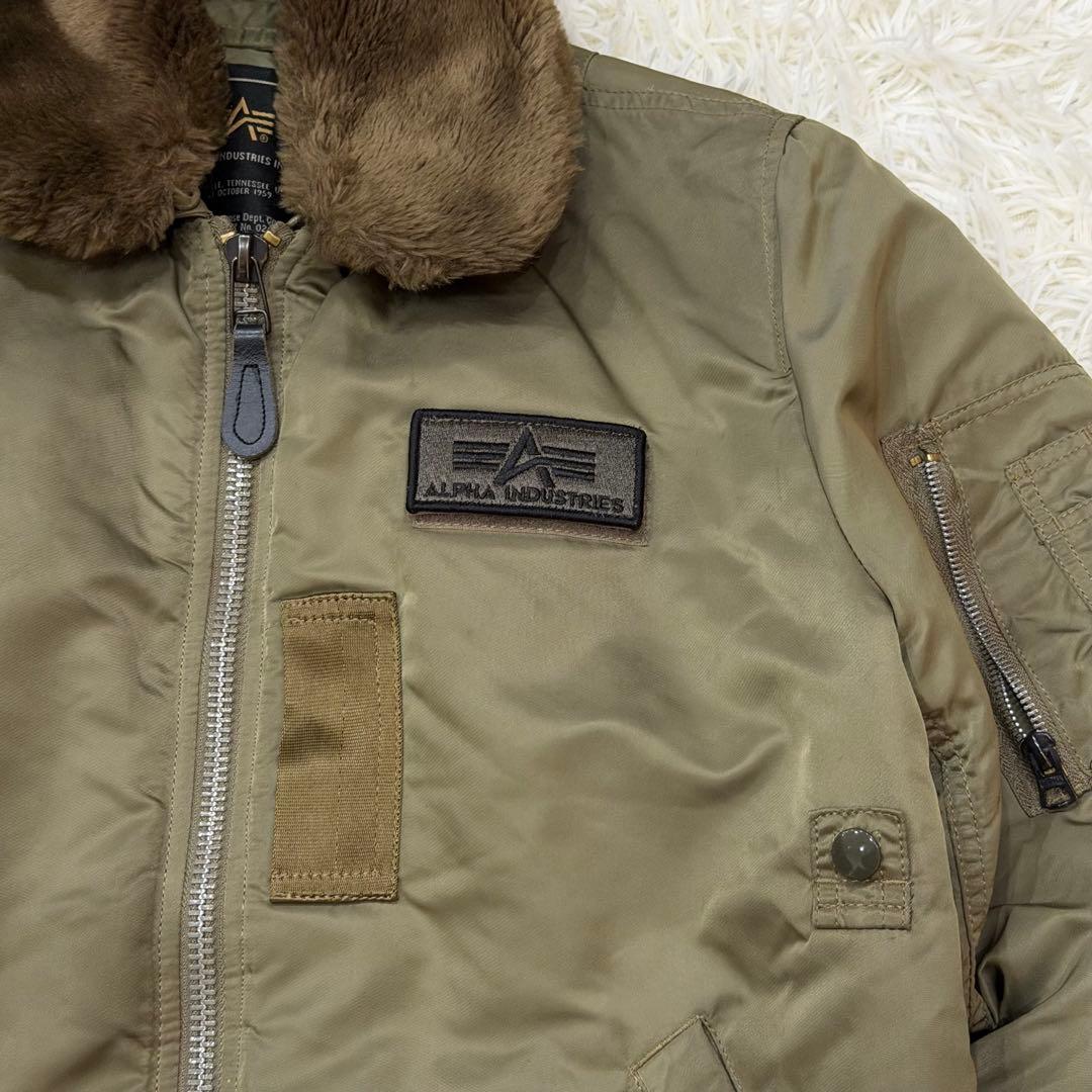 663　アルファインダストリーズ　B-15　Lサイズ　フライトジャケット