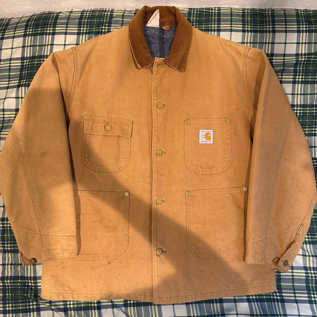 80s USA製 カーハート チョアコート 100周年