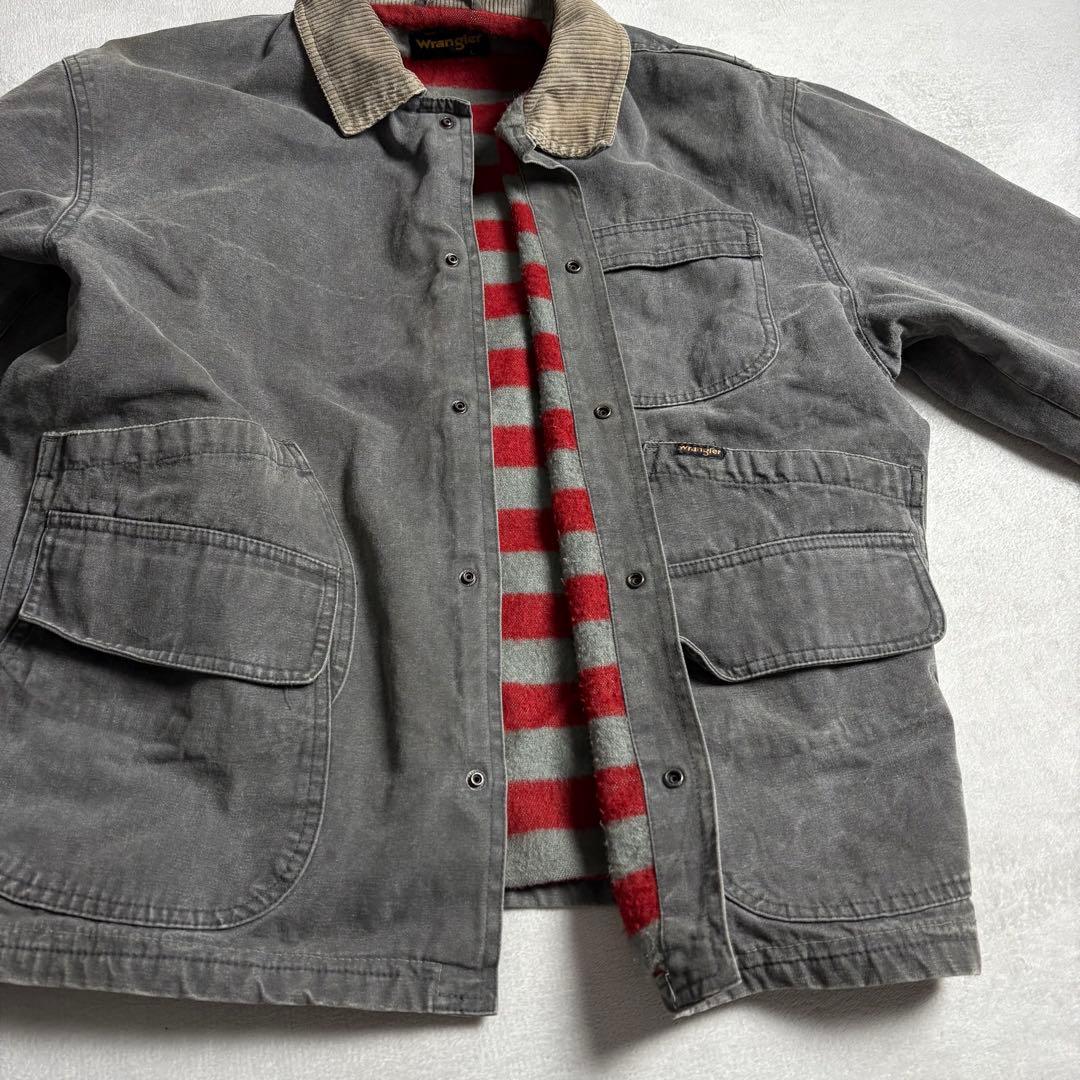 80s-90s ラングラー　ダックハンティングジャケット　フリースブランケット