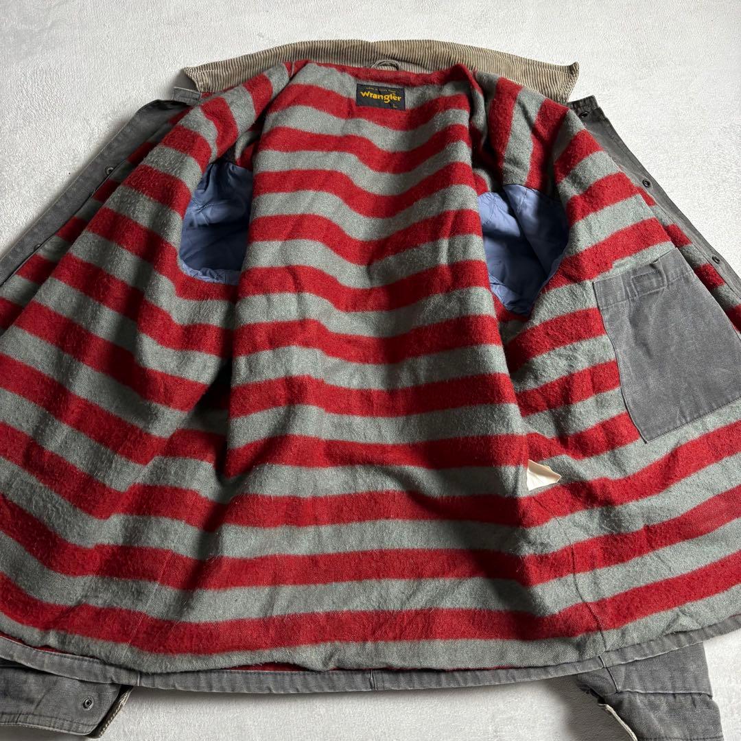 80s-90s ラングラー　ダックハンティングジャケット　フリースブランケット