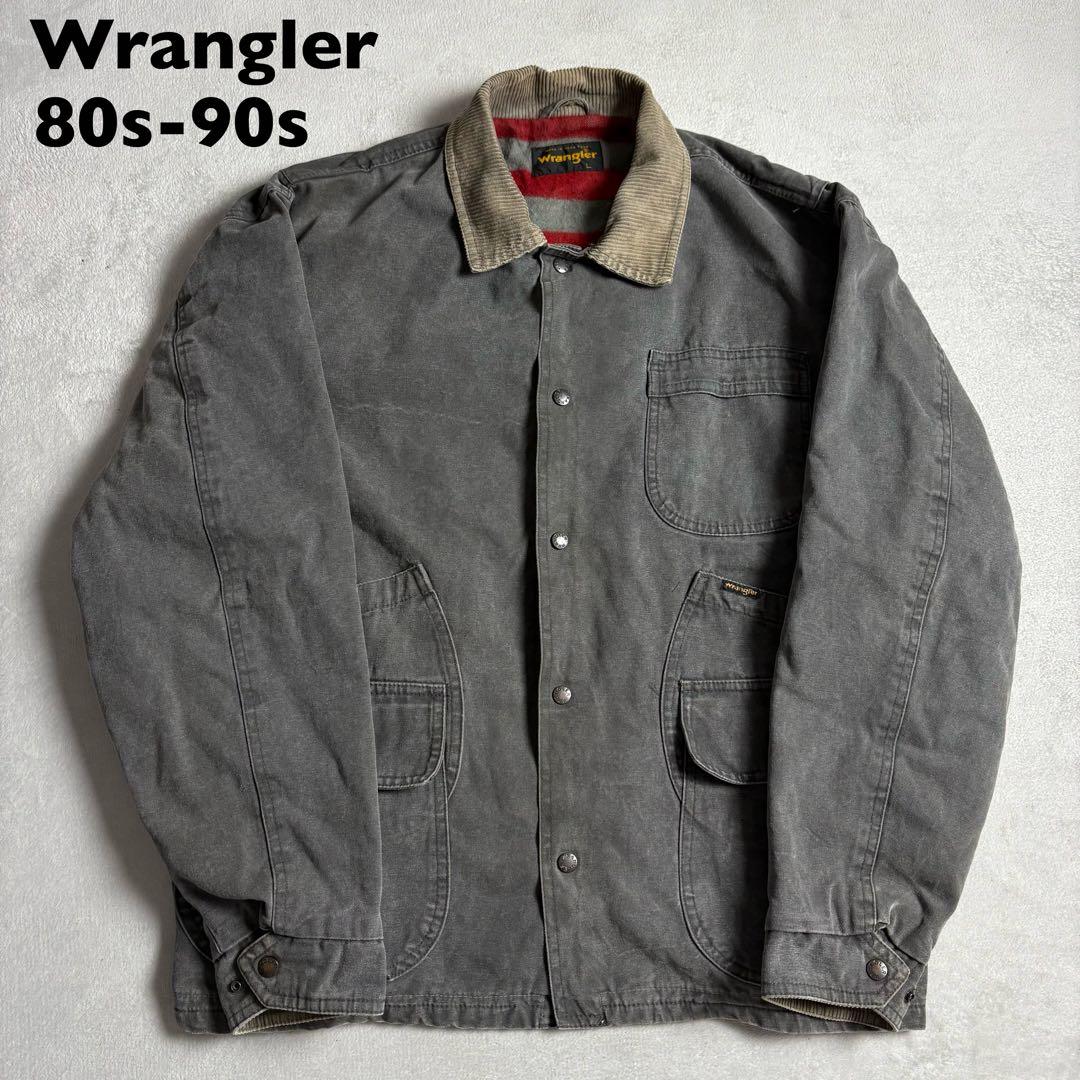 80s-90s ラングラー　ダックハンティングジャケット　フリースブランケット