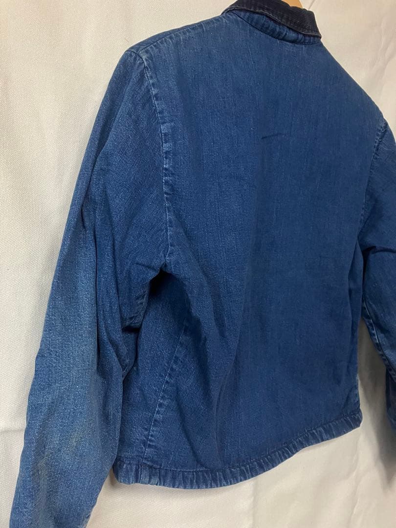 60〜70s ストアブランド デニムジャケット ブランケット付き ヴィンテージ