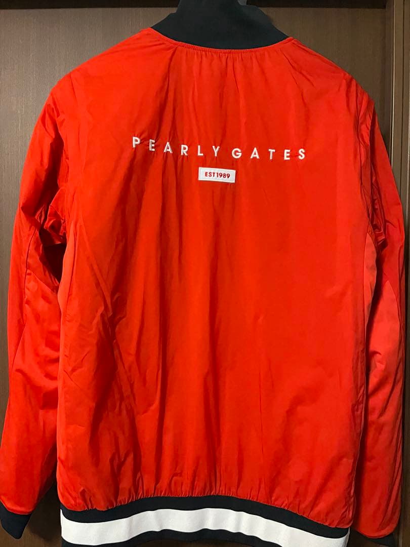週末限定価格　PEARLY GATES ネイビー ジャケット リバーシブル　赤